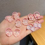 0-3岁小号宝宝可爱发绳婴儿拇指发圈不伤发橡皮筋儿童抓啾啾头饰