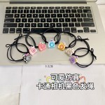 新款卡通仿真相机发绳可爱少女头绳学生闺蜜扎头发饰皮筋儿童发圈