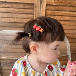 小宝宝水果夹儿童发饰树脂卡通发夹包夹花朵发夹女童头饰小号发卡