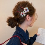 春夏幻彩醋酸花朵发夹边夹侧边发卡2026新款刘海夹高级感前额发饰