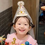 爱莎主题生日布置派对帽子女孩女童头纱皇冠装饰周岁场景拍照道具