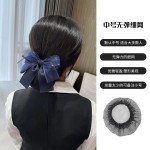 头花女职业护士发网工作盘头发头饰空姐上班盘发网兜发饰2025新款