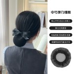 护士头花女职业发网女盘头发银行空姐网兜服务员简约高档头饰发饰