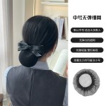 护士头花女职业发网女盘头发银行空姐网兜服务员简约高档头饰发饰
