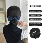 护士头花女职业发网女盘头发银行空姐网兜服务员简约高档头饰发饰