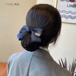 头花女职业护士发网空姐盘发网兜银行美容师酒店前台工作头饰发饰