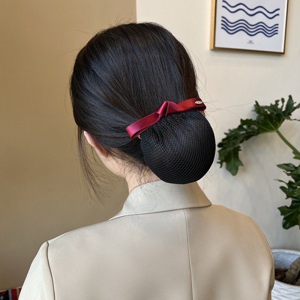 护士头花小清新空姐职业发网银行医院酒店女服务员上班盘头发网兜