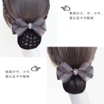 银行护士头花职业发网韩版发夹空姐酒店服务卫生防护工作网兜发饰