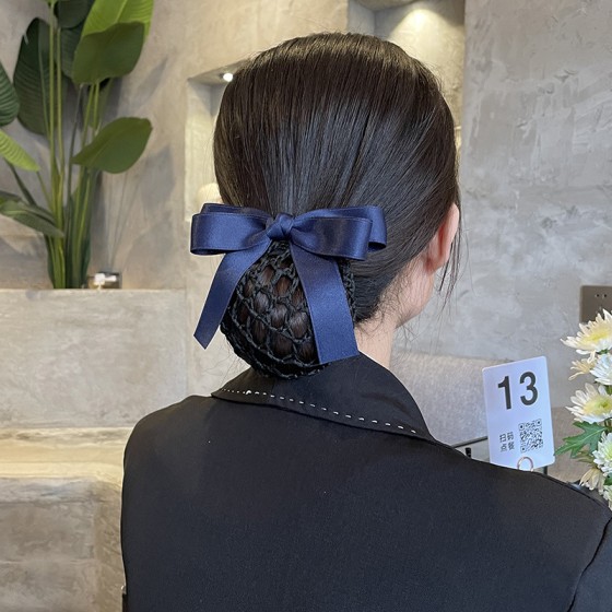 护士头花小清新空姐职业发网银行医院酒店女服务员上班盘头发网兜
