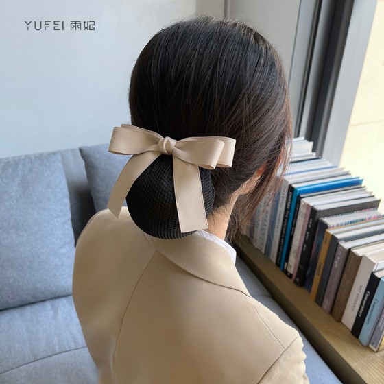 护士头花小清新空姐职业发网银行医院酒店女服务员上班盘头发网兜