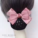 护士发网女职业头花空姐盘发网兜银行酒店服务员上班头饰2025新款