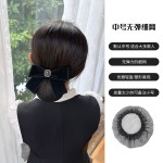 头花女网兜护士职业发网空姐银行高级感盘头发头饰2025年新款发饰