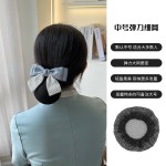 发网女盘头发护士头花职业空姐酒店银行工作网兜头饰发饰2025年新