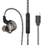 将声私模X2入耳式有线运动耳机音乐监听耳返typec手机电脑3.5mm