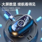 跨境新款私模传导蓝牙耳机不入耳夹式运动数显超长续航无线耳机