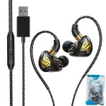 艾菲美耳机有线HIFI发烧游戏环绕耳重低音台式电脑双插头电竞游戏