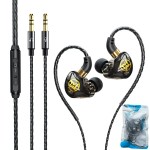 艾菲美耳机有线HIFI发烧游戏环绕耳重低音台式电脑双插头电竞游戏