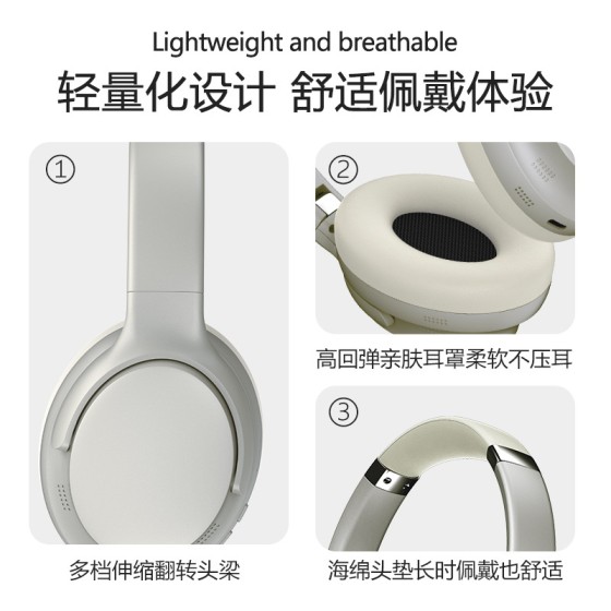 跨境热销头戴式耳机无线蓝牙大包耳罩多EQ音效长续航源头工厂现货