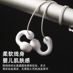 新款夹耳式typec3米无麦有线耳机高品质主播带麦耳机声卡电脑通用