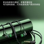 耳机有线电竞手游吃鸡带麦听声辩位HIFI沉浸式高音质入耳式L5