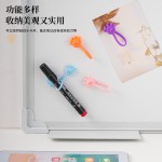 手掌磁吸理线器硅胶绑扎带磁铁绕线器耳机数据线收纳扣冰箱贴书签 (2PCS)