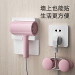 新款厨房绕线器插头固定器电线收纳整理神器数据线缆缠绕器理线器2个装