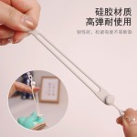 硅胶数据线收纳理线器绕线器捆绑扎带电源束线家用自扣整理封袋绳 2个装