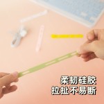 90mm硅胶扎带束线捆绑整理绳理线器绕线自扣封袋收纳电源线绑带
