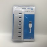 批发铝合金4口USB HUB集线器 3.0高速USB HUB扩展器一拖四分线器