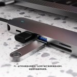Type-c六合一usbhub3.0分线器带PD100W充电和多功能扩展器拓展坞