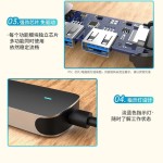 Type-c六合一usbhub3.0分线器带PD100W充电和多功能扩展器拓展坞