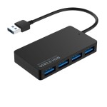 源头厂家分线器集线器2.0扩展器一拖四口4口超薄Type-C3.0USB HUB