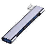 USB3.0集线器Type-c集线器USB3.0接口PD供电60W扩展器hub侧弯