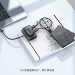 跨境usb3.0高速集线器hub一拖四4口笔记本硬盘扩展坞usb分线器