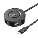 typec集线器一拖四usb接口扩展器笔记本电脑拓展四口2.0usb hub