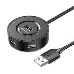 typec集线器一拖四usb接口扩展器笔记本电脑拓展四口2.0usb hub