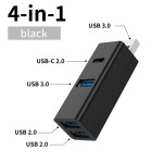 新品私模直插一口3.0uSbHuB4合一拓展坞多接口转接头电脑转换器