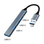 usb拓展坞插头多口转网口3.0扩展坞一分二hub转接器typec供电