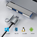 type-c扩展坞侧插款usb分线器笔记本电脑拓展器USB3.0 hub 集线器