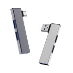 type-c扩展坞侧插款usb分线器笔记本电脑拓展器USB3.0 hub 集线器