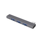 type-c扩展坞侧插款usb分线器笔记本电脑拓展器USB3.0 hub 集线器