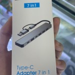 跨境一拖七usb3.0hub集线器笔记本电脑扩展坞双接口TYPE-C分线器