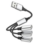 usb扩展器充电分线器转换接头typec电脑一拖四拓展坞多功能一分三