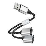 usb扩展器充电分线器转换接头typec电脑一拖四拓展坞多功能一分三