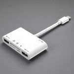 type c hub拓展坞六合一sd tf usb3.0充电集线器多口扩展器读卡器