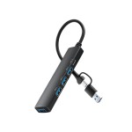 热销usb扩展器 hub集线器type-c拓展坞多功能一拖四3.0分线器批发