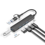 热销usb扩展器 hub集线器type-c拓展坞多功能一拖四3.0分线器批发