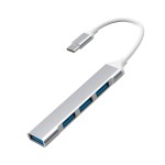 USB3.0一拖四拓展坞手机电脑游戏机USB HUB连U盘鼠键打印机集线器