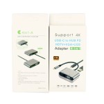 type-c转hdmi三合一拓展器4K转接线手机笔记本转换器高清线扩展坞