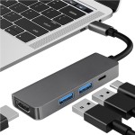 type-c转hdmi高清4K拓展坞USB3.0HUB分线器usb-c多功能7合1扩展坞